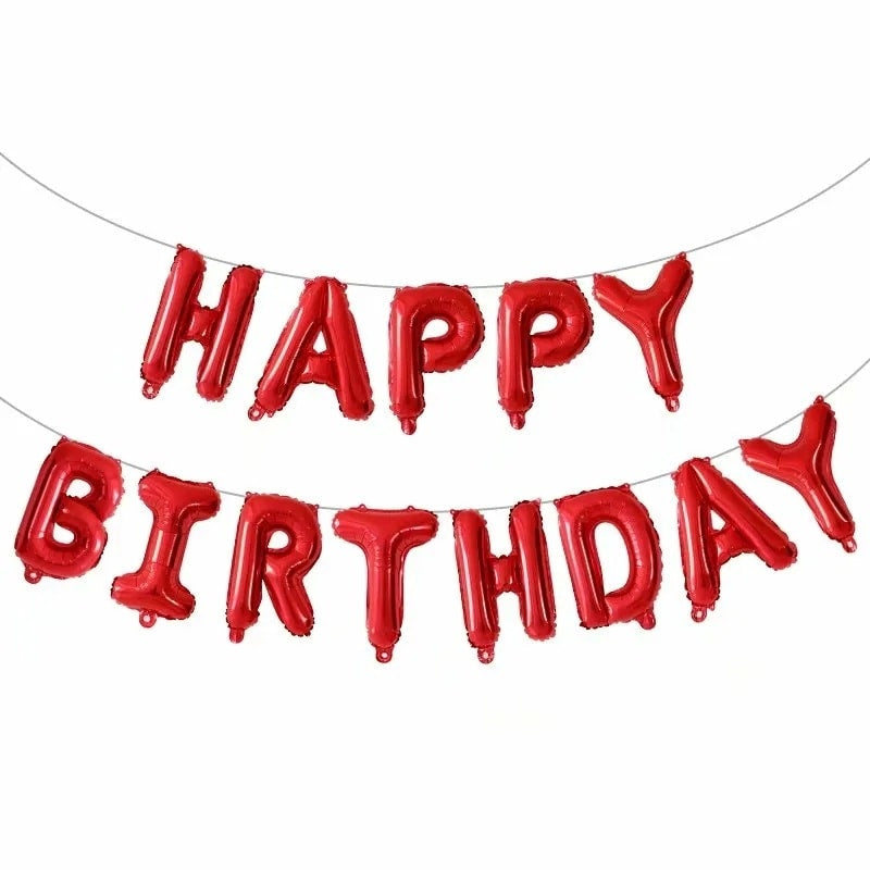 Happy Birthday Foil Banners