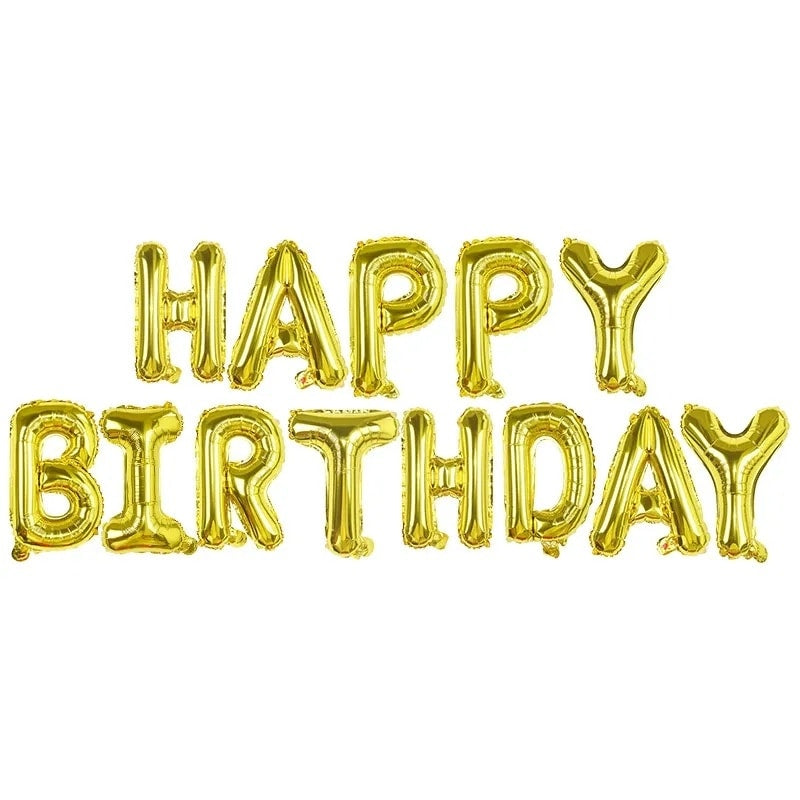 Happy Birthday Foil Banners