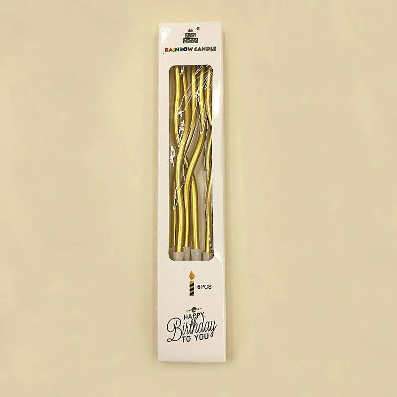 Twisted Curly Candles