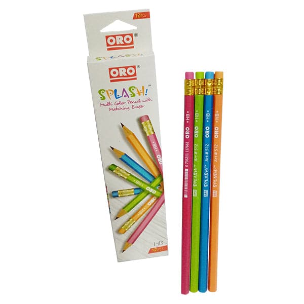 Oro Lead Pencil Splashi (12pcs)
