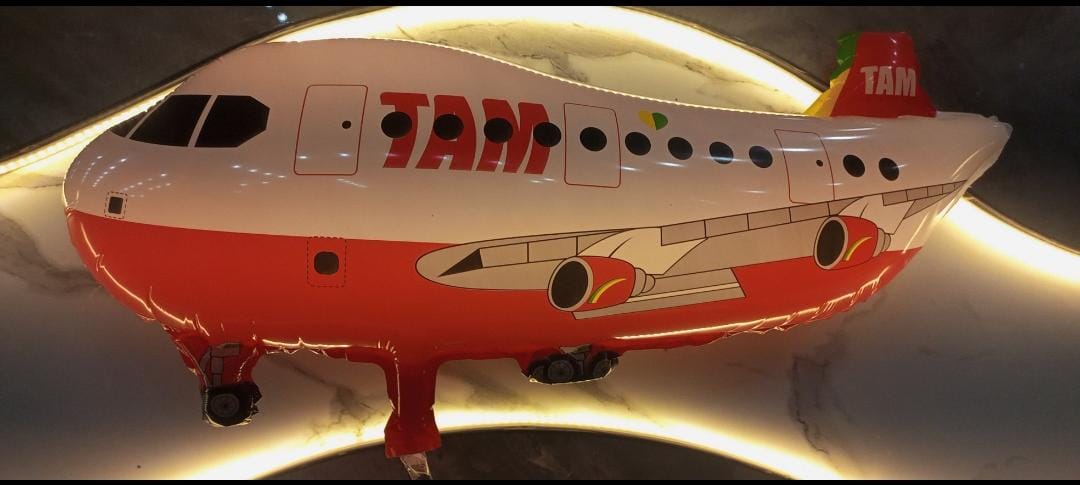 Aeroplane Foil Balloons (pack of 2)