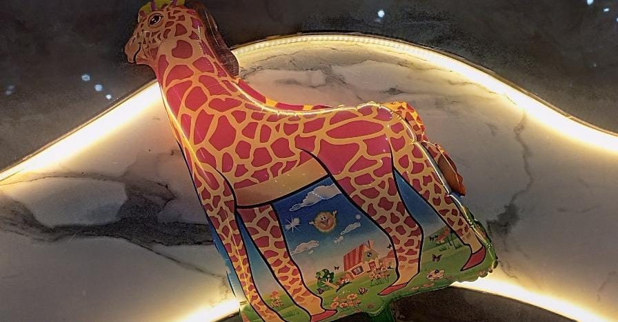 Giraffe Foil Balloons (pack of 2)