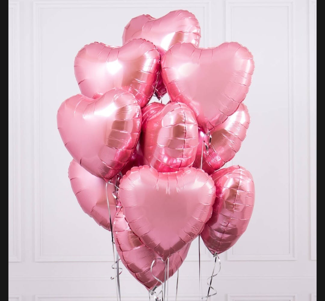Foil heart shape balloons 18 inch
