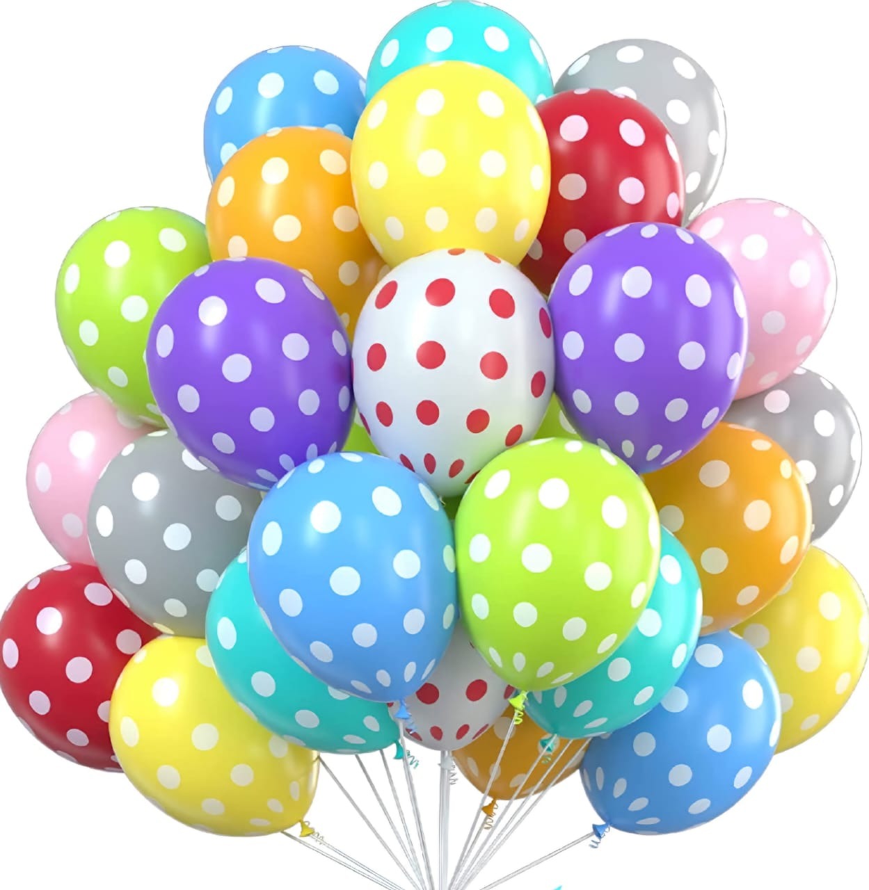 Polka dot ballons
