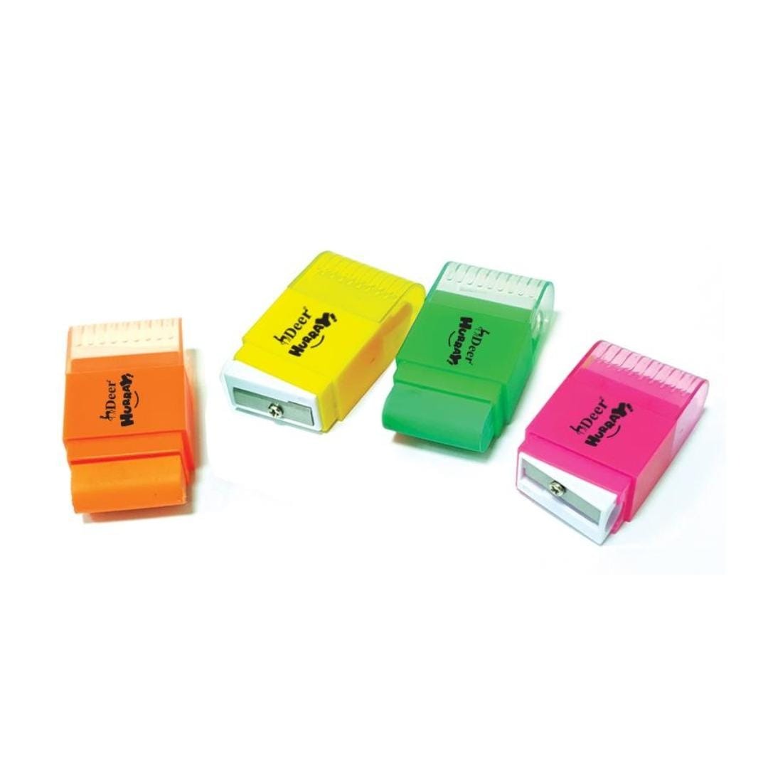 Deer 2 in 1 sharpener & eraser