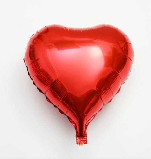 Foil heart shape balloons 18 inch