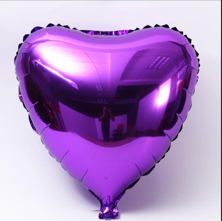Foil heart shape balloons 18 inch