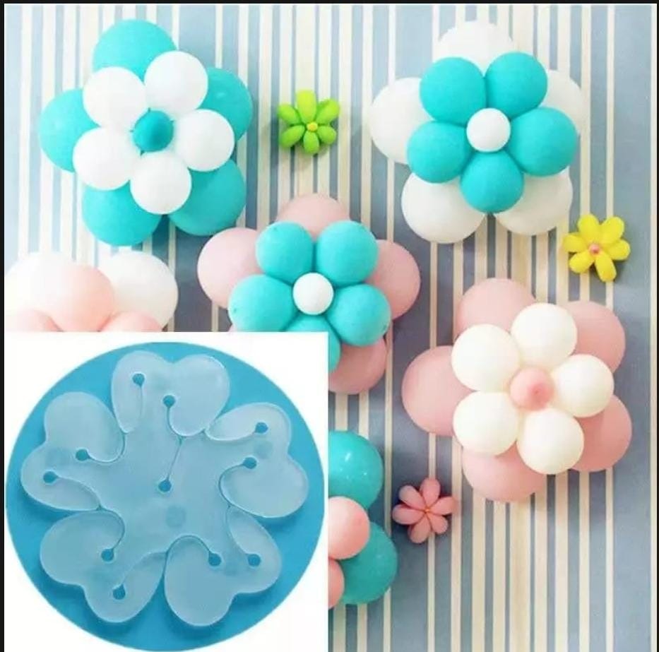 Flower balloon clip Pack of 6
