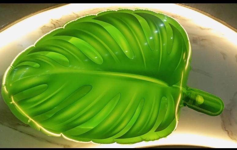 Leaf Foil Balloons ( pack of 2)