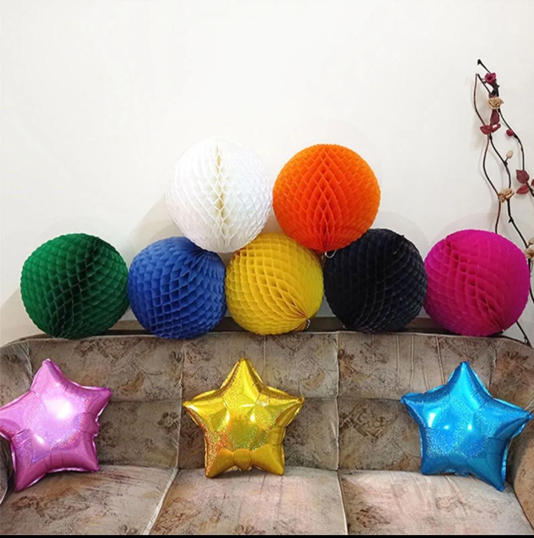 Paper Honeycomb Ball Balloon for Party Decor 16 inch
