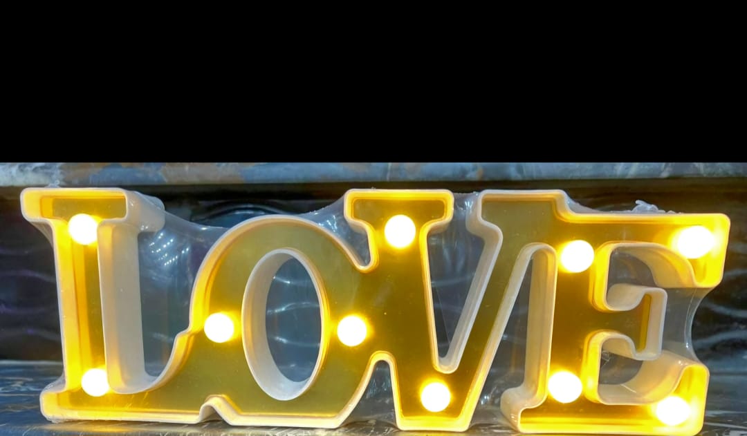 Led Love Sign in Double Colour