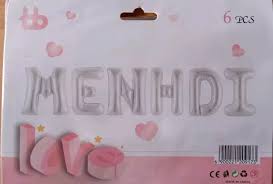 Mehndi Foil Banner