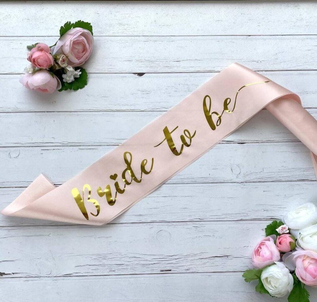 Bride TO Be Sash