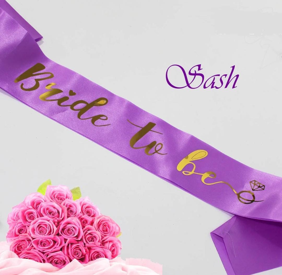 Bride TO Be Sash