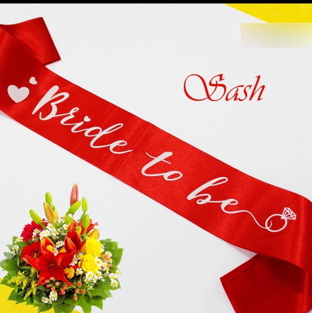 Bride TO Be Sash