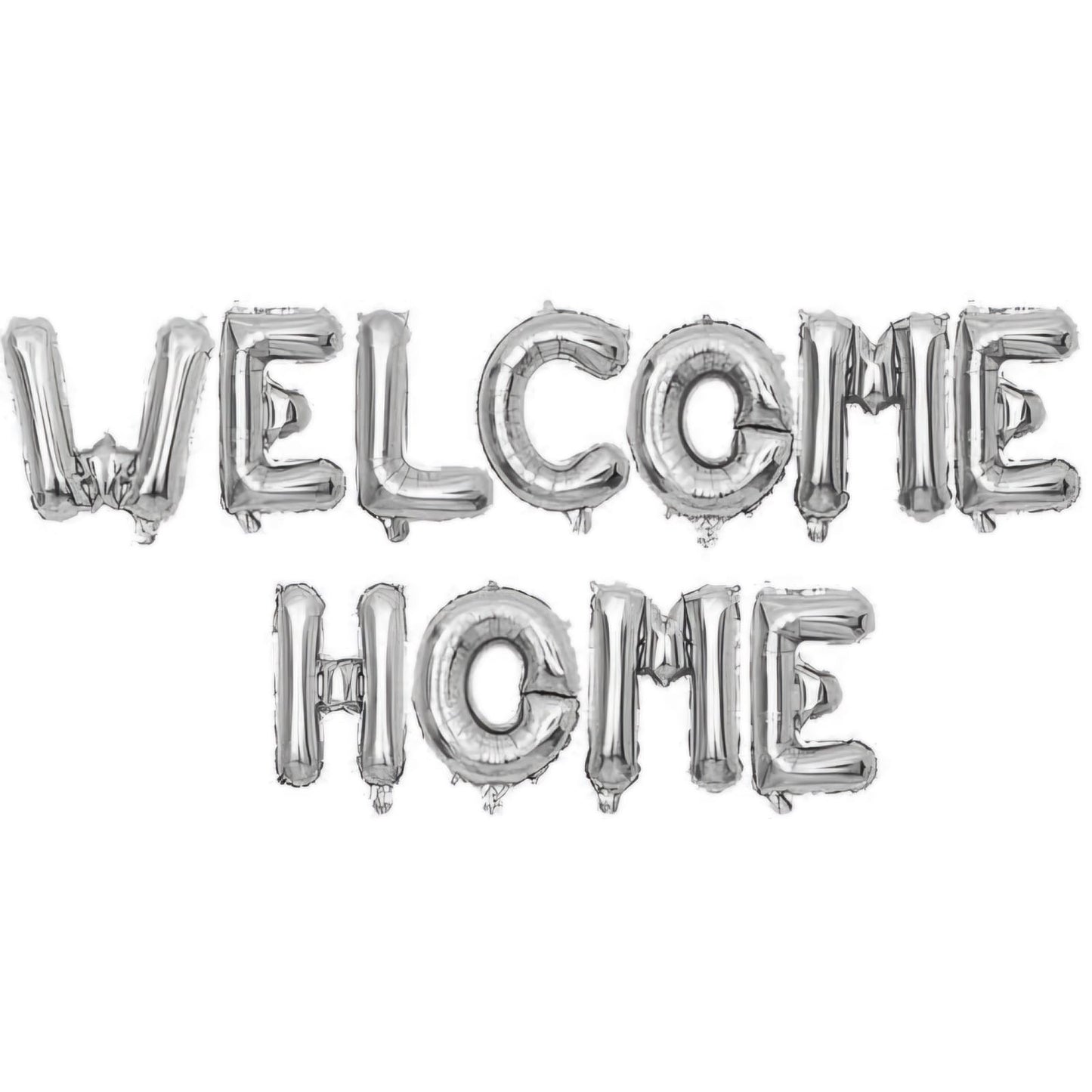 Welcome Home Foil Balloons Golden/Silver