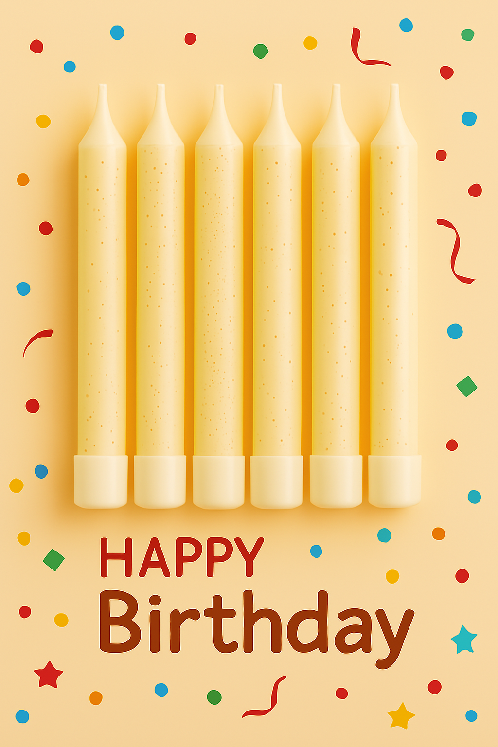 Stylish Birthday Candle Set – Gold, Black & Cream Designs for Elegant Celebrations 4 different colours