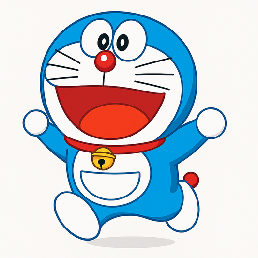 16-Inch Doraemon Foil Balloon – Cute Anime Party Decoration (Helium-Compatible)