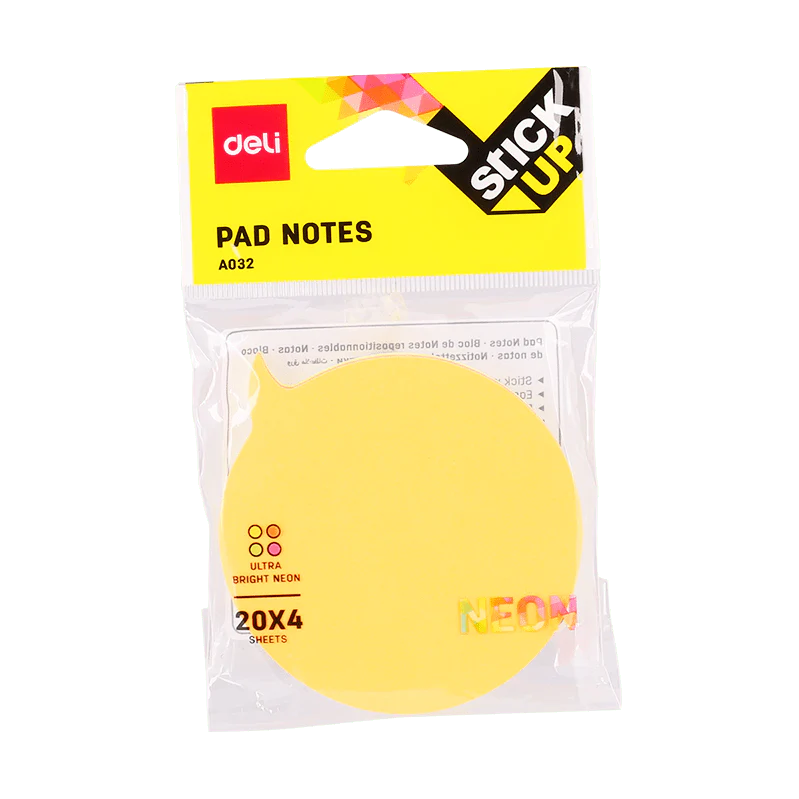 Deli Shaped Sticky Notes EA03202