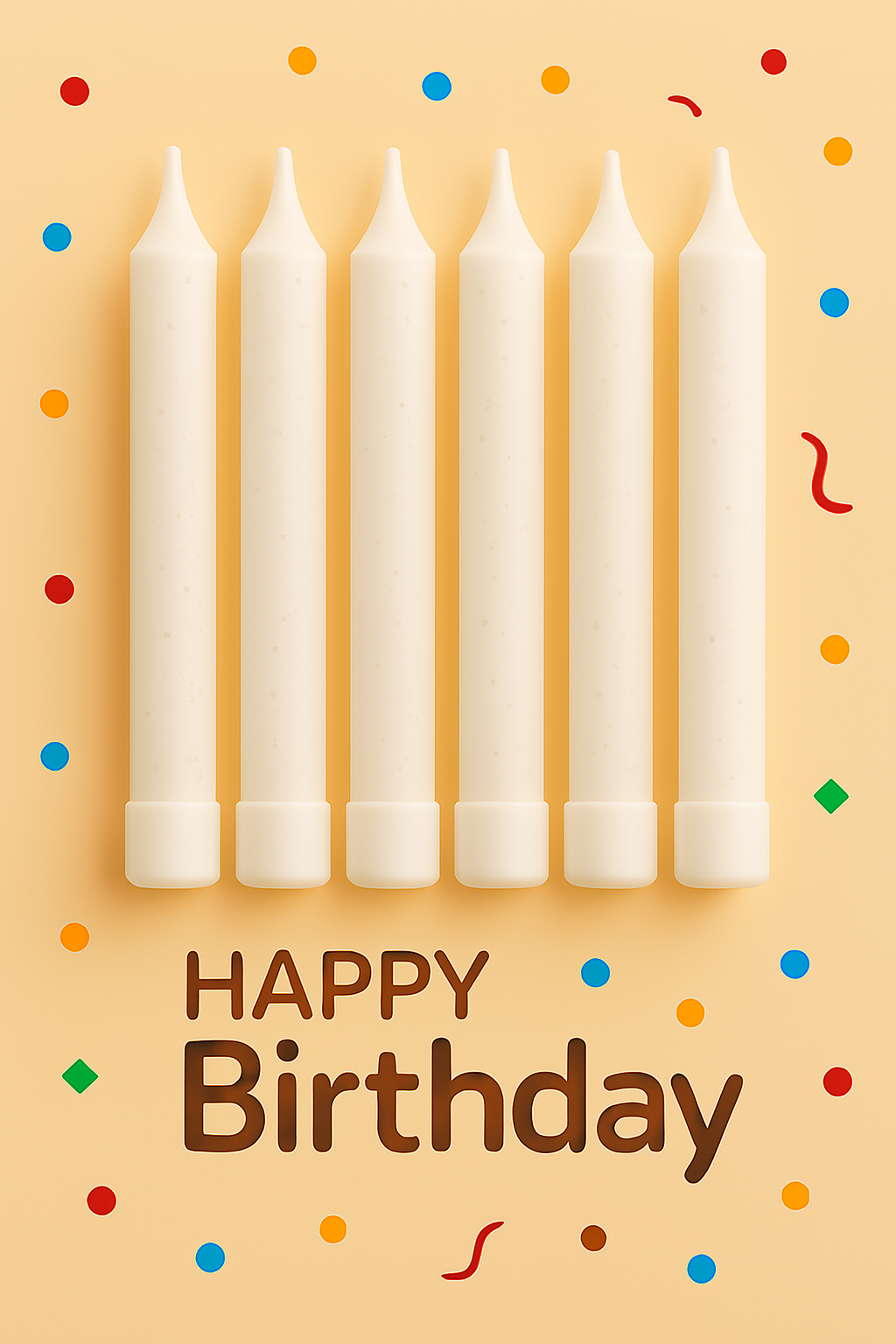 Stylish Birthday Candle Set – Gold, Black & Cream Designs for Elegant Celebrations 4 different colours