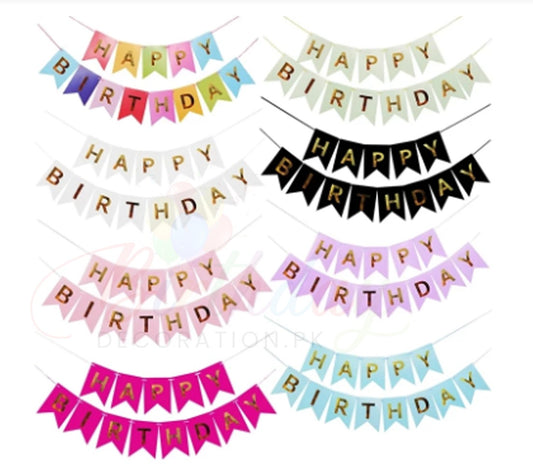 Shine Happy Birthday Banners