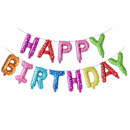 Happy Birthday Foil Banners