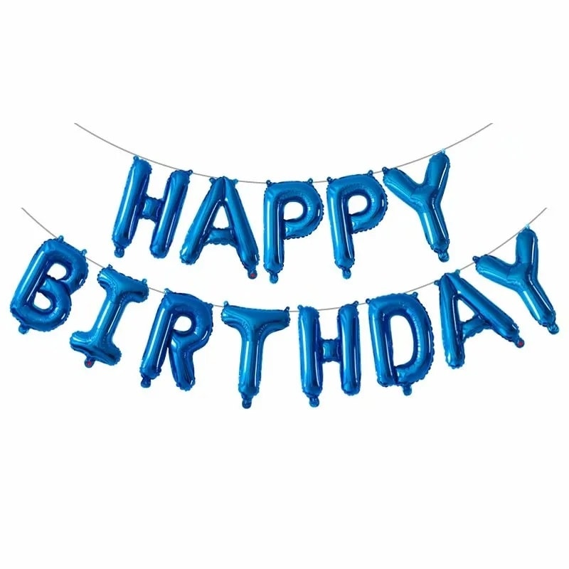 Happy Birthday Foil Banners