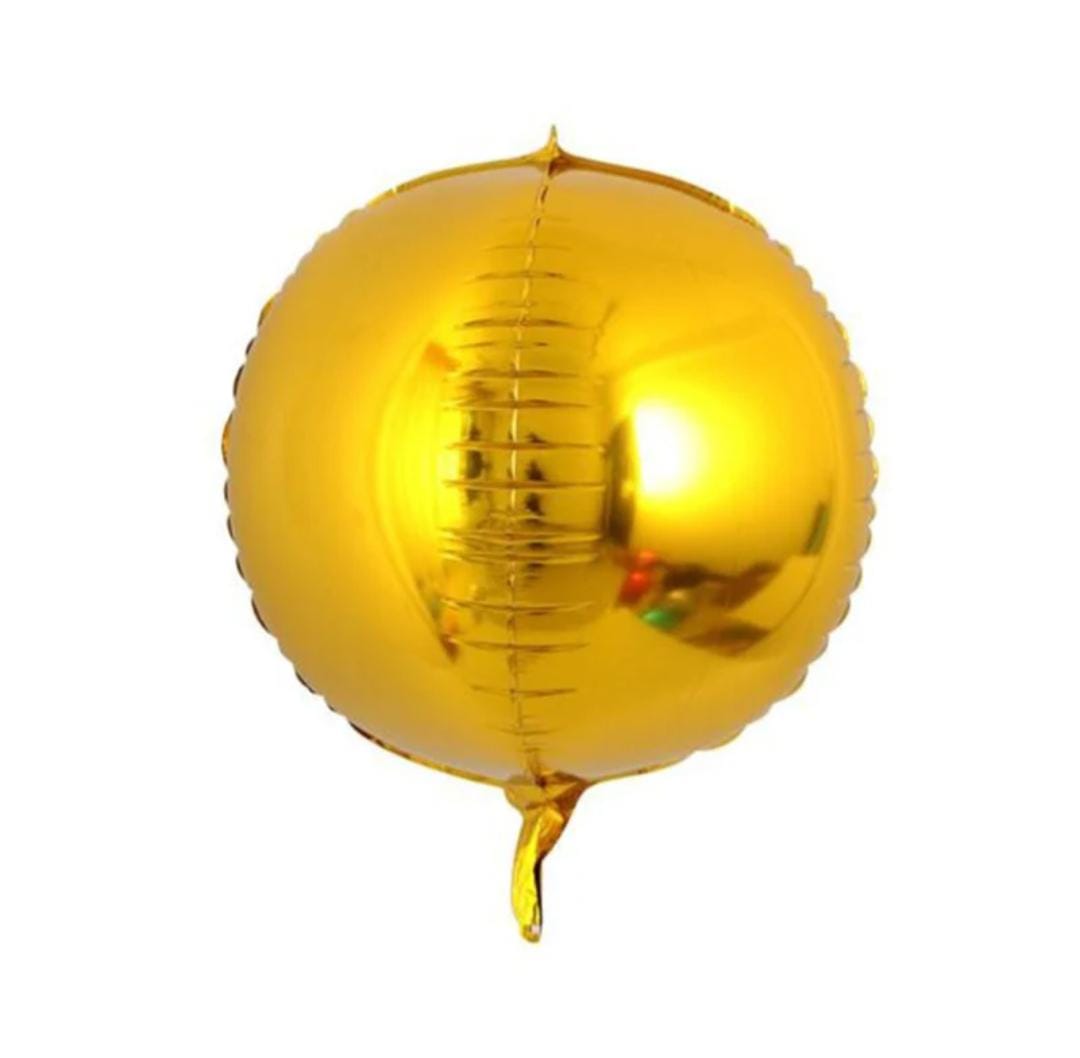 4D Round Shape Foil Balloons 22 inch