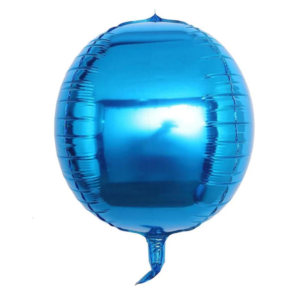 4D Round Shape Foil Balloons 22 inch