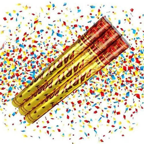 Party Popper Golden  (11 inches)