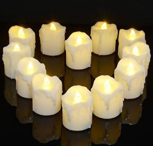 Electric Melting Led Candle Plastic Led Candle Light