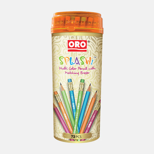 Oro Splash Pencil Jar Pack of 72