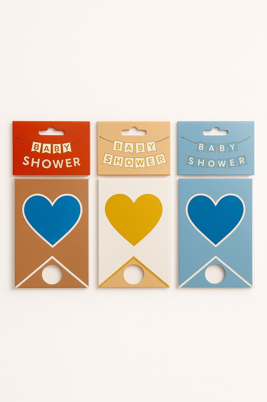 Baby Shower Banner – Heart Design