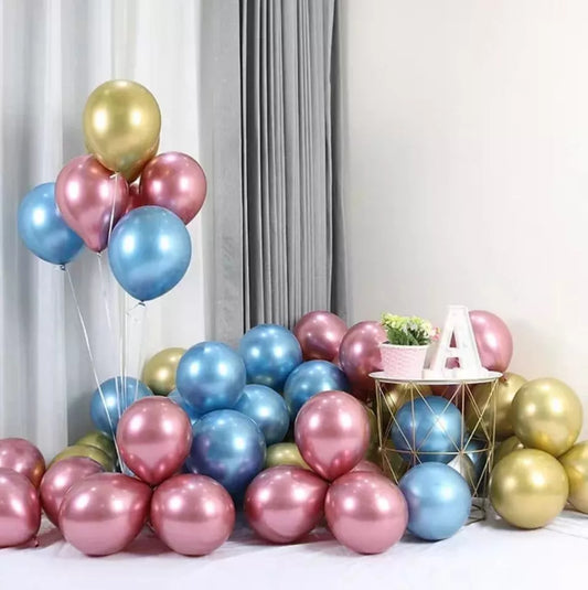 Metallic balloons 12' Inch