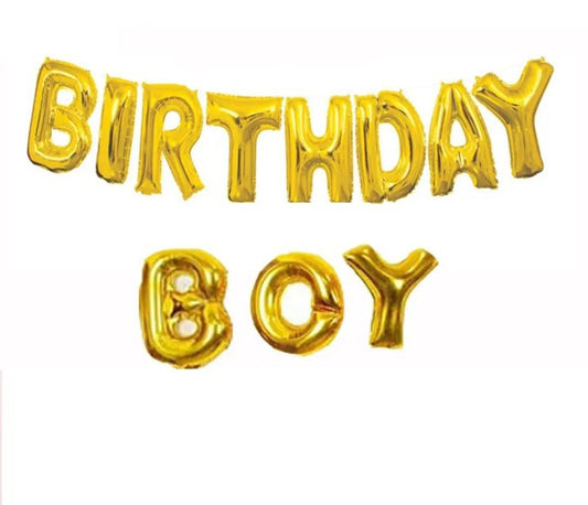Birthday Boy Foil Banner