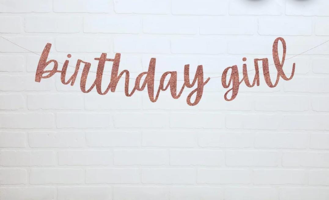 Birthday Girl Foil Banner