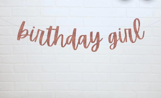 Birthday Girl Foil Banner