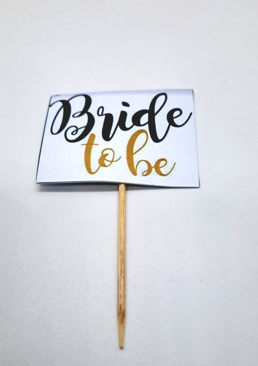 Bride To Be Toppers