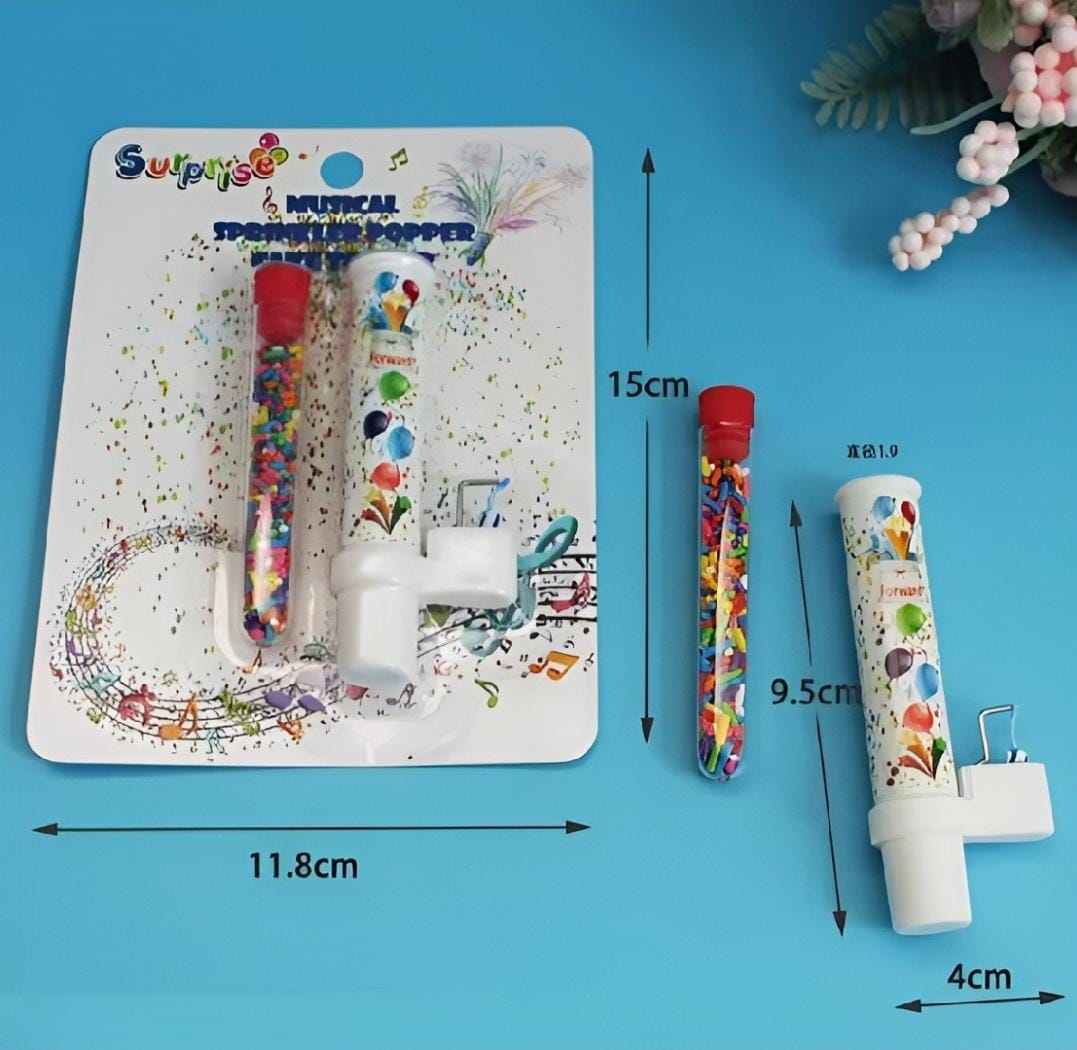 Sprinkler Popper Cake Topper