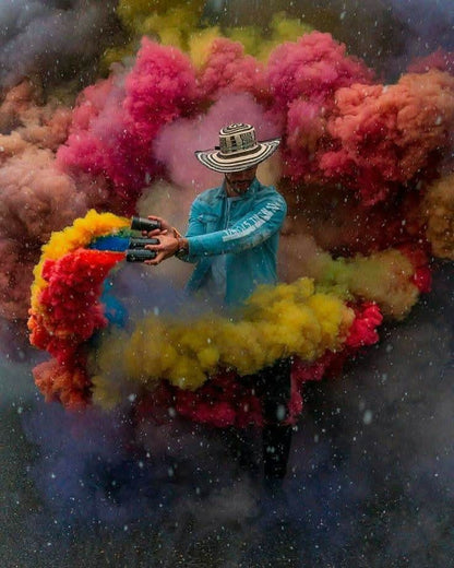 Colour Smoke Bomb Large ( pack of 3 )