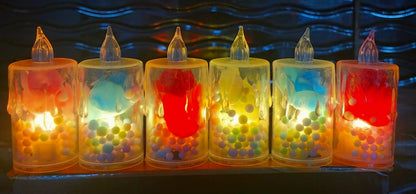 Led Crystal Melting Flower Candles