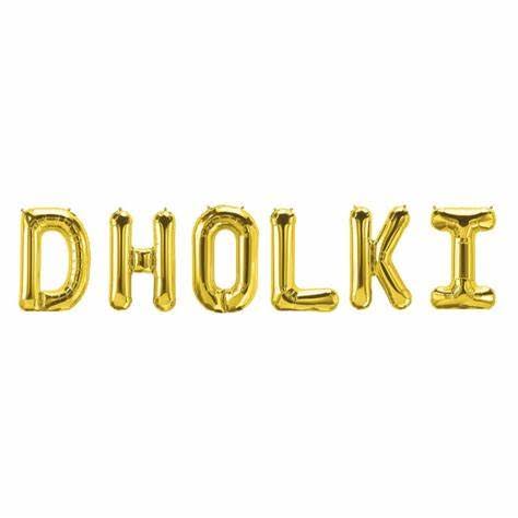 Dholki Foil Banner
