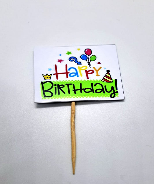 Happy birthday toppers
