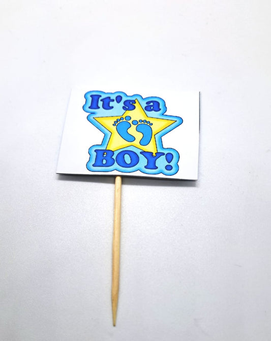 Its baby boy topper