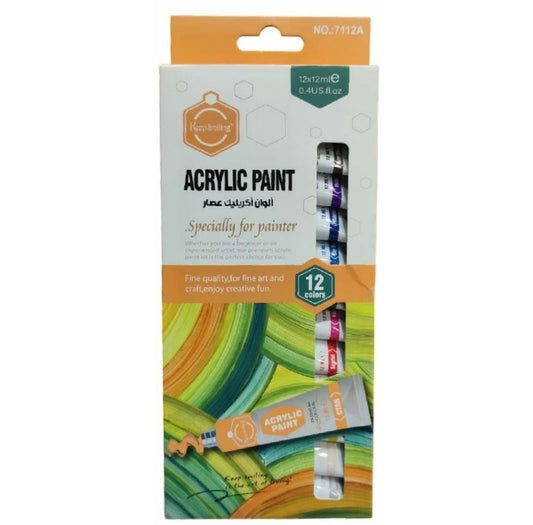 Keep smiling acrylic paint 12 pice