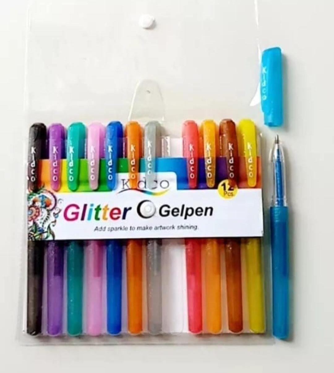 Kidco Glitter gelpen 12 piece