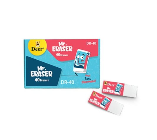 Deer dr-40 eraser 12 pieces