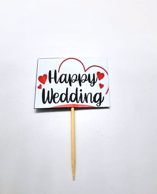 Happy Wedding Topper