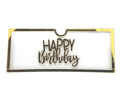 Happy Birthday acrylic Envelope