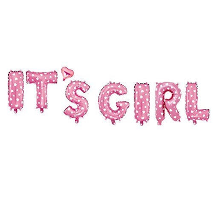 ITS A Girl foil banner